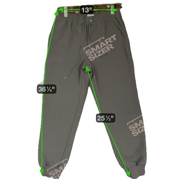 Aritzia WILFRED Buffon Crepe Jogger Pants Women‎ S Brown - Picture 6 of 6